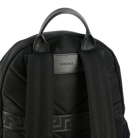 mens versace wash bag|Versace summer backpack for men.